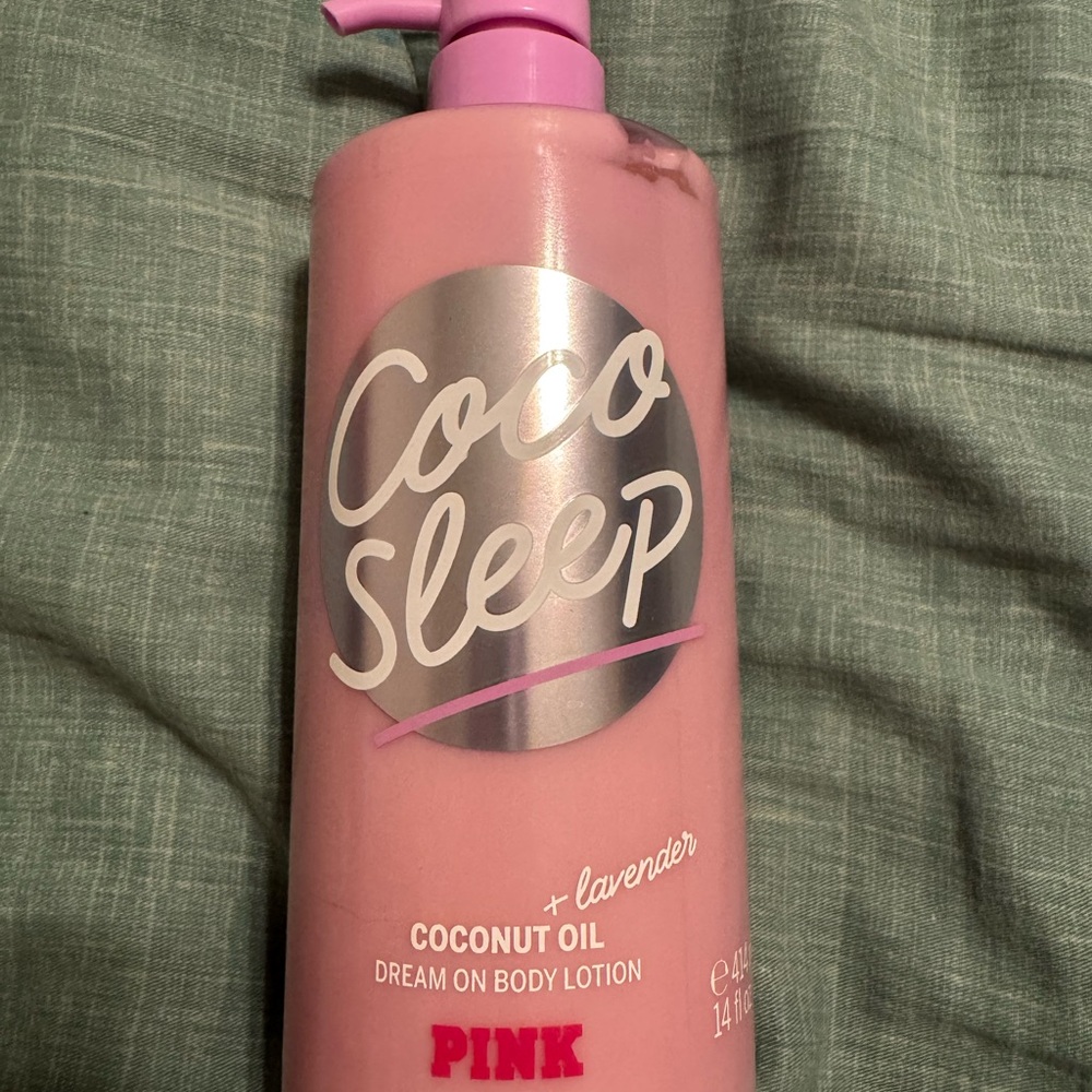 PINK Victoria's Secret Coco Sleep Coconut Oil + Lavender Body Lotion - Pink
